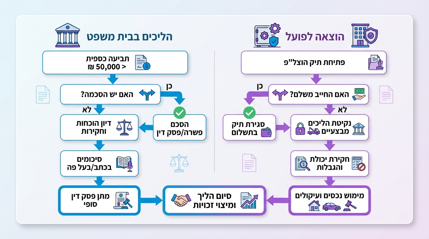 איך בוחרים את המסלול הנכון לתביעה כספית