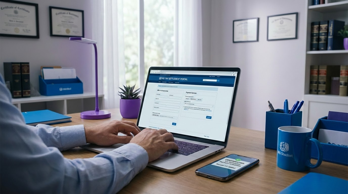 הסדר תשלומים למס הכנסה באופן מקוון