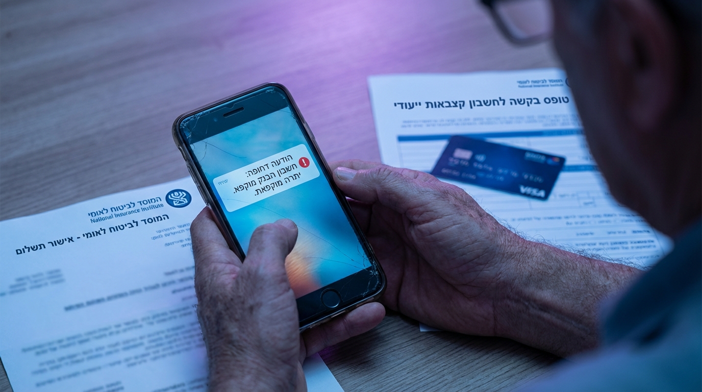 מה עושים כשעיקול על חשבון הבנק חוסם את קצבת הביטוח הלאומי?